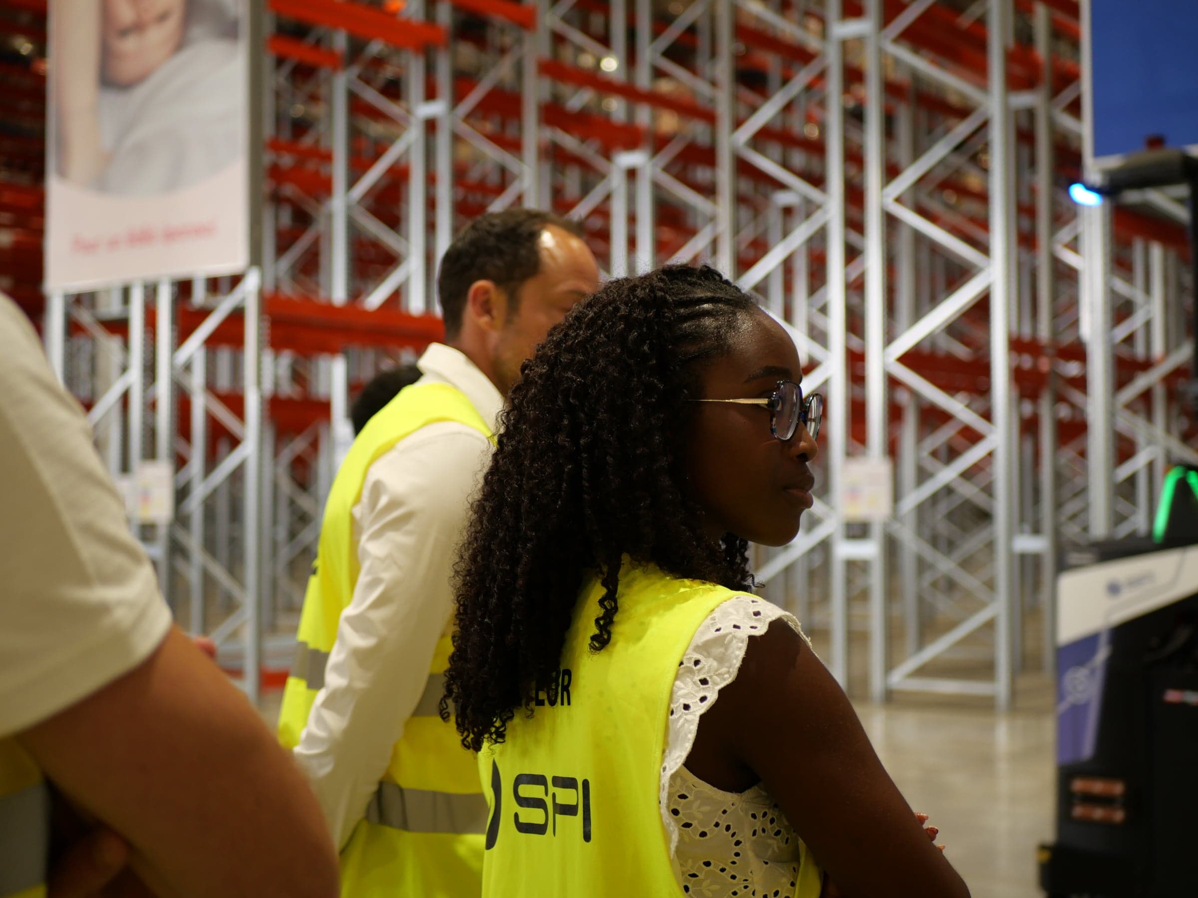 Becky en immersion sur le site SPI Group.