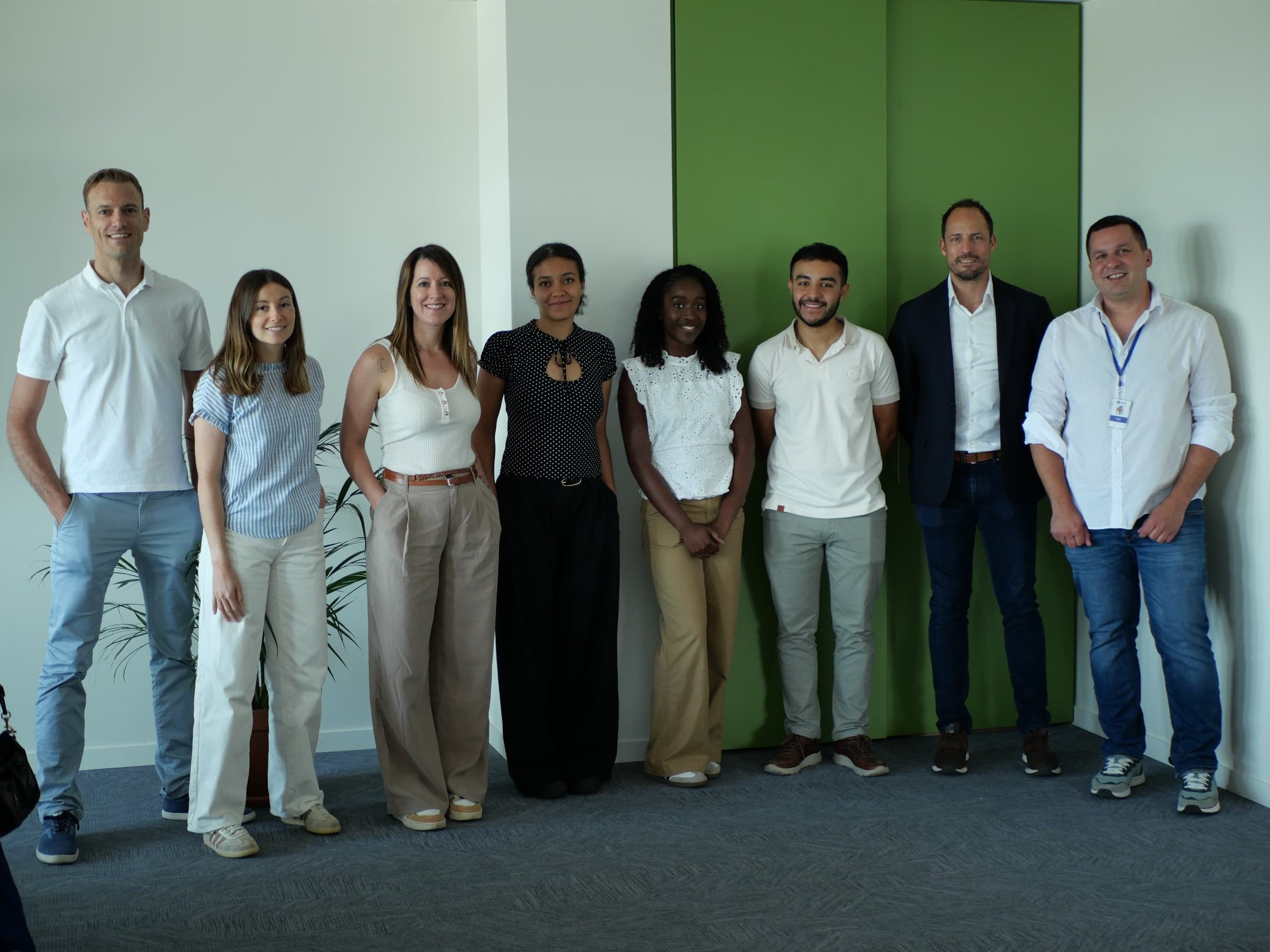 Groupe de propulsé·e·s et mentors SPI Group lors de la visite d'entreprise.