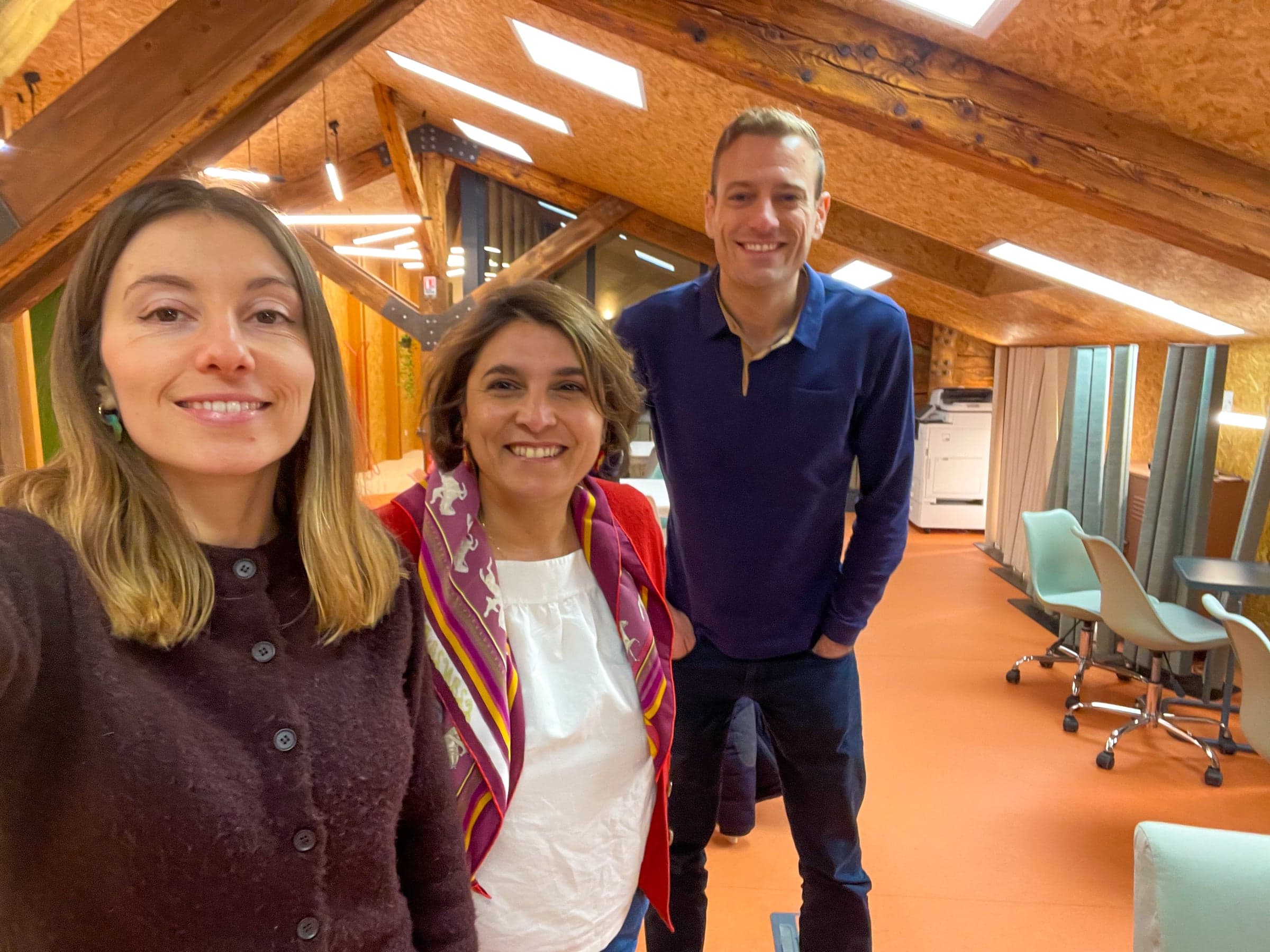 Atelier de développement Propulseo avec Afifa et l'équipe.